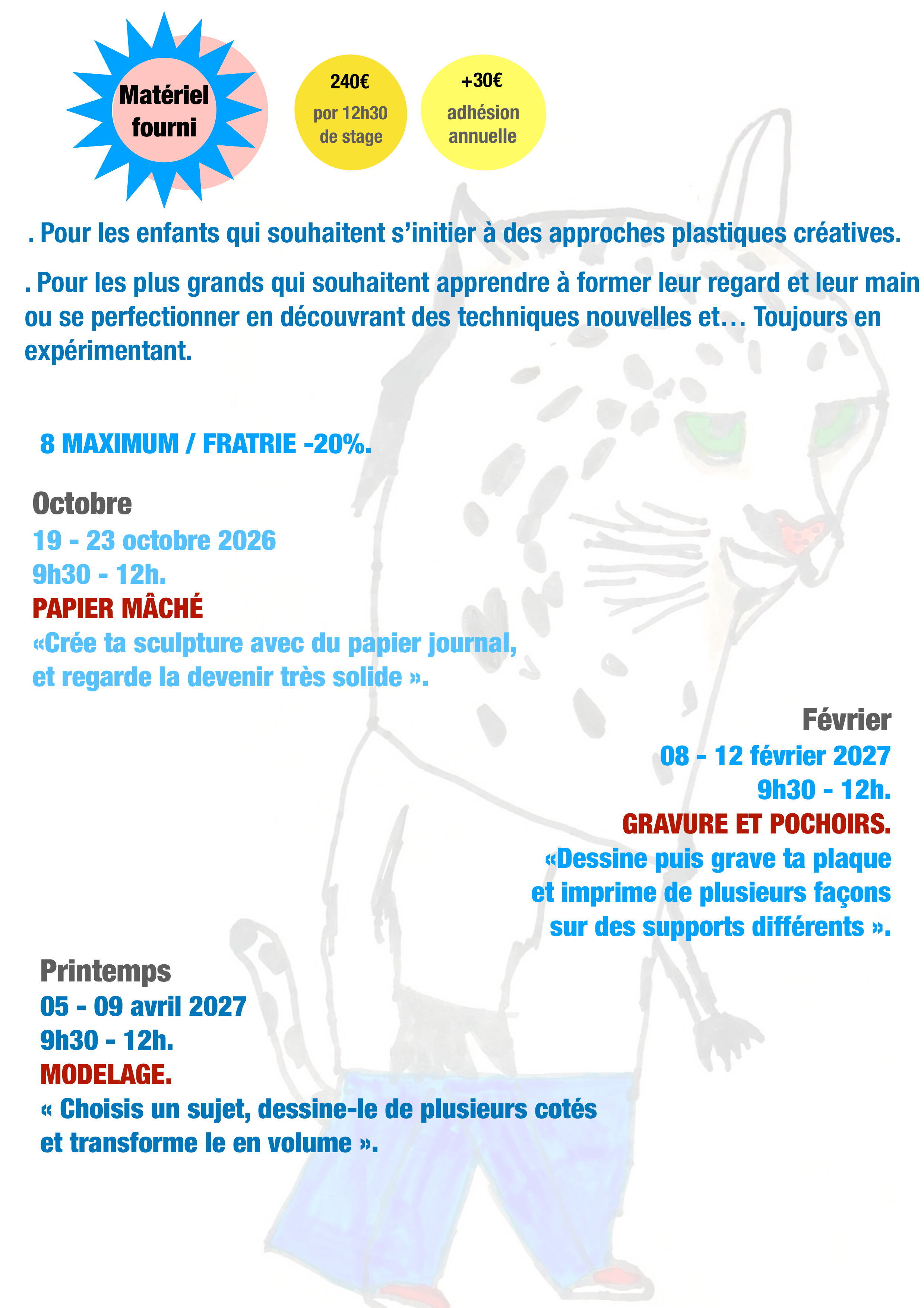 Flyer stage enfant 2026 - page 2